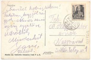 1944 Nagyilva, Felsőilva, Ilva Mare; látkép, templom / general view, church (EB)