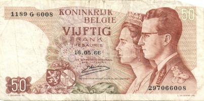 Belgium/Államkincstár 1966. 20Fr + 50Fr pár T:III