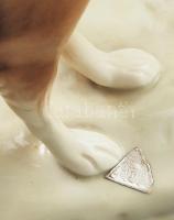 Royal Dux vadászkutya pár. Jelzett, hibátlan, 27x19 cm