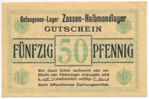 Német Birodalom / Zossen-Halbmondlager ~1914. hadifogolytábor 50Pf T:XF
German Empire / Zossen-Halb...