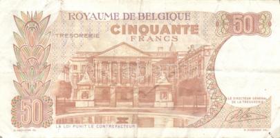 Belgium/Államkincstár 1966. 50Fr (3x) 2klf aláírás T:III