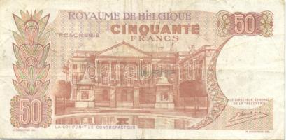 Belgium/Államkincstár 1966. 50Fr (3x) 2klf aláírás T:III
