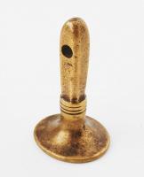 Nemesi címeres réz pecsétnyomó réz 25 mm, 4 cm