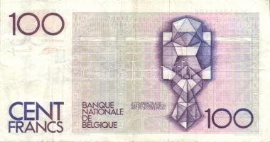 Belgium 1982-94. 100Fr (2x) klf aláírás T:III