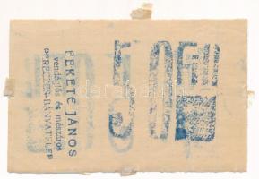 Pereces-bányatelep ~1920. 50f "Fekete János Vendéglős" T:XF ragasztónyom
Adamo PER-1.2