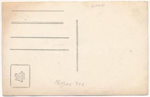 1926 NSE magyar focista csapat, labdarúgó mérkőzés csoportképe / Hungarian football teams. Mezőffy p...