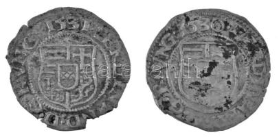 1530K-B Denár Ag "I. Ferdinánd" (0,56g) + 1531K-B Denár Ag "I. Ferdinánd" (0,34g...