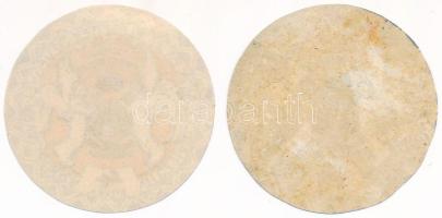 Budapest 1914-1919. 4f + 10f "Magyar Királyi Honvédelmi Minisztérium Hadsegélyező Hivatala - Vi...