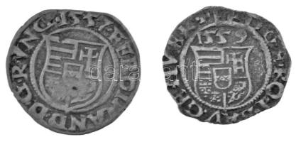 1557K-B Denár Ag "I. Ferdinánd" (0,51g) + 1559K-B Denár Ag "I. Ferdinánd" (0,55g...