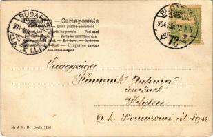 1904 Batizfalvy Elza, Jászai Mari, P. Márkus Emília. K. & B. D. Serie 1136. (fa)