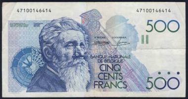 Belgium 1982-98. 500Fr T:III