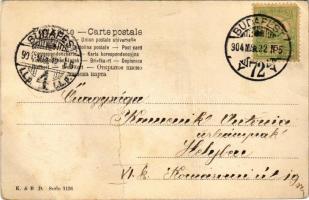 1904 Mizzi Günther, Csatai Janka, Szentgyörgyi Györgyike. K. & B. D. Serie 1136. (fa)