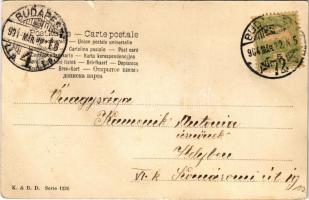 1904 Mizzi Günther, Maróthy Margit, Phila Wolff. K. & B. D. Serie 1136. (szakadás / tear)