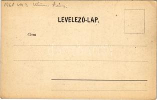 Szombathely, Berzsenyi Dániel utca, villamos. Knebel cs. és kir. udvari fényképész kiadása (EK)