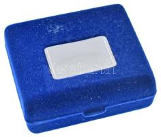 1992. 500Ft Ag "Szent László" tanúsítvánnyal, kapszulában, dísztokban, összehajtogatott tá...