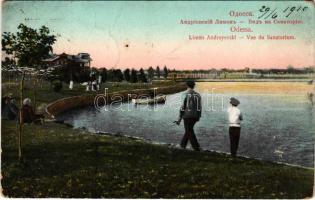 1910 Odesa, Odessa; Liman Andreyevski, Vue du Sanatorium (Rb)