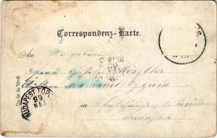 1899 (Vorläufer) Wien, Vienna, Bécs; K. k. Lustschloss Schönbrunn und Gloriette, K. k. Belvedere. Sc...