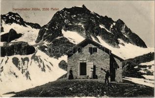 1909 Sankt Anton am Arlberg (Tirol), Darmstädter Hütte / rest house, tourist house (tiny pinhole)