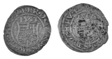 1562K-B Denár Ag "I. Ferdinánd" (0,46g) + 1563K-B Denár Ag "I. Ferdinánd" (0,35g...