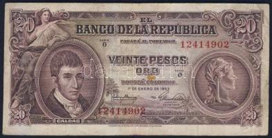 Kolumbia 1953. 20P T:III+