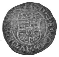 1565K-B Denár Ag "I. Ferdinánd" (0,48g) T:XF patina Hungary 1565K-B Denar Ag "Ferdina...