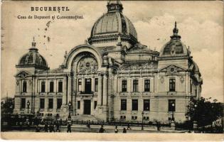 Bucharest, Bukarest, Bucuresti, Bucuresci; Casa de Depuneri si Consemnatiuni (EK)