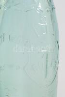 Fővárosi Tejüzem tejes üveg, 1944-es hitelesítéssel, hibátlan, m: 16 cm