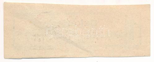 Miskolc ~1945. 1 Cukorjegy "Miskolc első hét" T:VF