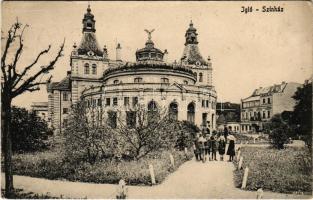 1917 Igló, Zipser Neudorf, Spisská Nová Ves; színház. Ferencz D. kiadása / theatre (EK)