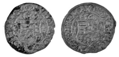 1568K-B Denár Ag "Miksa" (0,55g) + 1569K-B Denár Ag "Miksa" (0,55g) T:XF patina ...