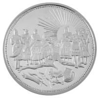 Csóka Zsuzsanna (1962-) 1996. "Millecentenárium Honfoglalás 896-1996" jelzett Ag emlékérem...