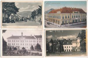 29 db RÉGI történelmi magyar város képeslap vegyes minőségben / 29 pre-1945 historical Hungarian town-view postcards in mixed quality