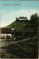 1916 Krasznahorkaváralja, Krásnohorské Podhradie; Krasznahorka vára / Hrad Krásna Horka / castle (kis szakadás / small tear)