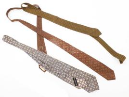 3 darab illusztris eredeti angol nyakkendő: Trojan, Scot Ties, Weber and Heilboner