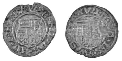 1582K-B Denár Ag "Rudolf" (0,43g) + 1583K-B Denár Ag "Rudolf" (0,39g) T:XF,VF ki...