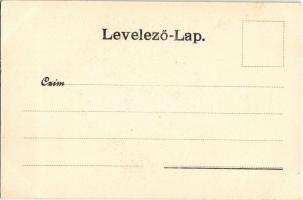 Pécs, Széchenyi tér, piac, Szentháromság szobor, templom. Blancz József kiadása (EK)