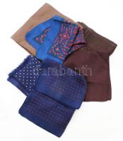 7 darab angol férfi selyem nyaksál, jelzés nélkül, jó állapotban