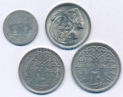 Egyiptom 1917. 2p Ag + 1975. 5q Cu-Ni &quot;Nemzetközi nő év&quot; + 1984. 10q Cu-Ni + 20q Cu-Ni T:AU-F Egypt 1917. 2 Piastres Ag + 1975. 5 Qirsh Cu-Ni &quot;International Women&#039;s Year&quot; + 1984. 10 Qirsh Cu-Ni + 20 Qirsh Cu-Ni C:AU-F