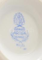 Herendi Bouquet de Saxe mintás váza. Jelzett, kézzel festett, kis kopással, m: 22,5 cm