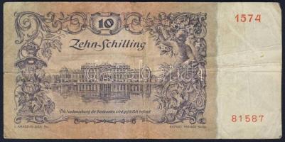 Ausztria 1950. 10Sch T:III