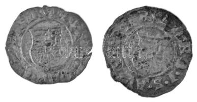 1588K-B Denár Ag "Rudolf" (0,63g) + 1592K-B Denár Ag "Rudolf" (0,36g) T:VF patin...