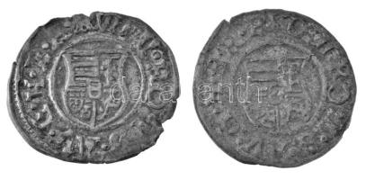 1589K-B Denár Ag "Rudolf" (0,58g) + 1590K-B Denár Ag "Rudolf" (0,50g) T:XF kis k...