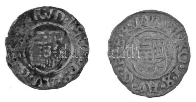 1595K-B Denár Ag "Rudolf" (0,52g) + 1596K-B Denár Ag "Rudolf" (0,51g) T:XF,VF pa...