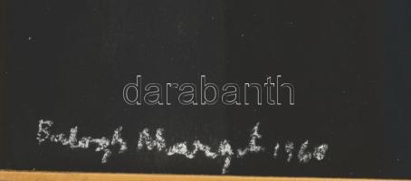 Balogh Margit (1898-1965): Női portré. Pasztell, papír, jelzett. Dekoratív, üvegezett, kissé sérült ...