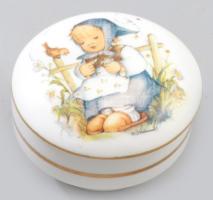 Hummel bonbonier. Jelzett, hibátlan, d: 9,5 cm