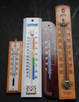 4 db működőképes hőmérő, ebből az egyik régi, Libál és März gyártmányú