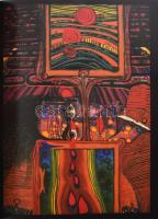 Harry Rand: Hundertwasser. Köln-Bp., 1991, Benedikt Taschen / Kulturtrade. Gazdag képanyaggal illusz...