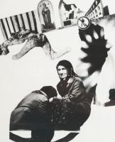 Jelzés nélkül: Szürrealista kép. Nyomat, papír, üvegezett fakeretben, 51×37 cm