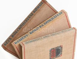 Az Erdélyi Szépmíves Céh jubileumi díszkiadása, 3 kötet: Vásárhelyi Z. Emil: Erdélyi művészek.; Séta...