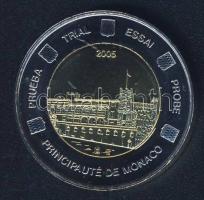 Monaco 2005. 2€ próbaveret! T:BU